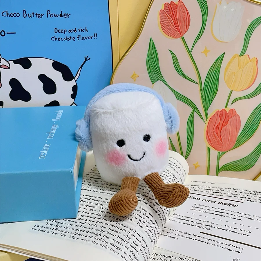 المعلقات القطيفة لطيف ومبتكر وممتع من حلوى القطن، المعلقات زوجين، ألعاب الأطفال، أكياس الدمى، المعلقات والهدايا #6