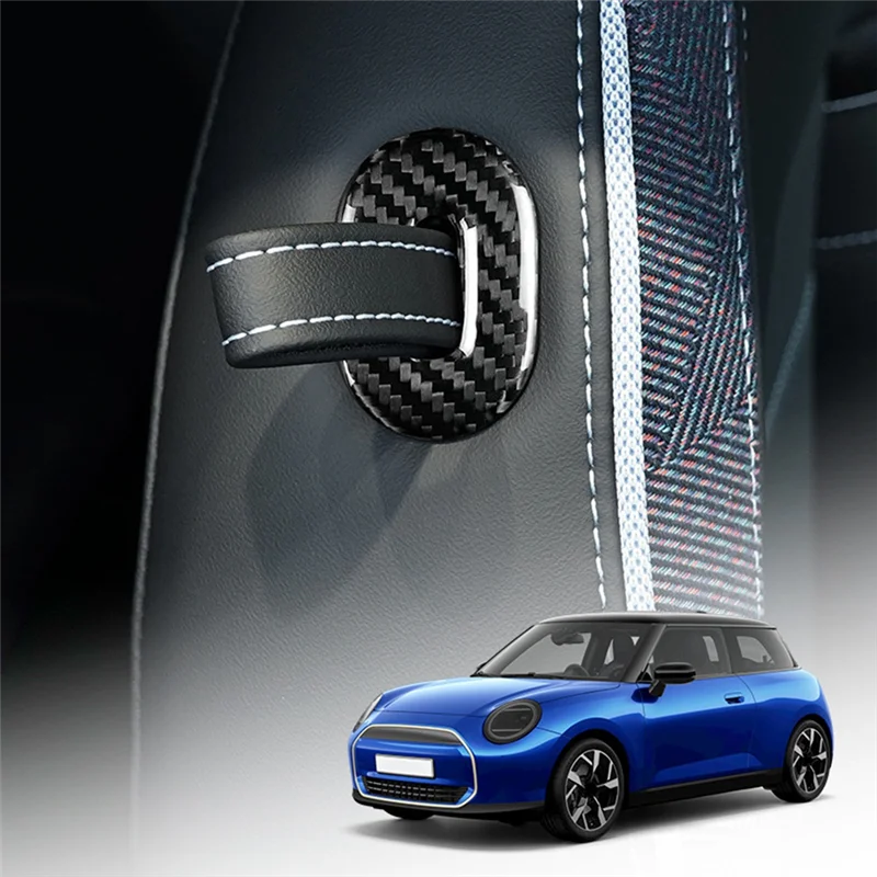 

For BMW MINI Cooper E SE J01 EV 2024 2025 Accessories Car Front Rear Seat Handle Sticker Decal Cover Protector
