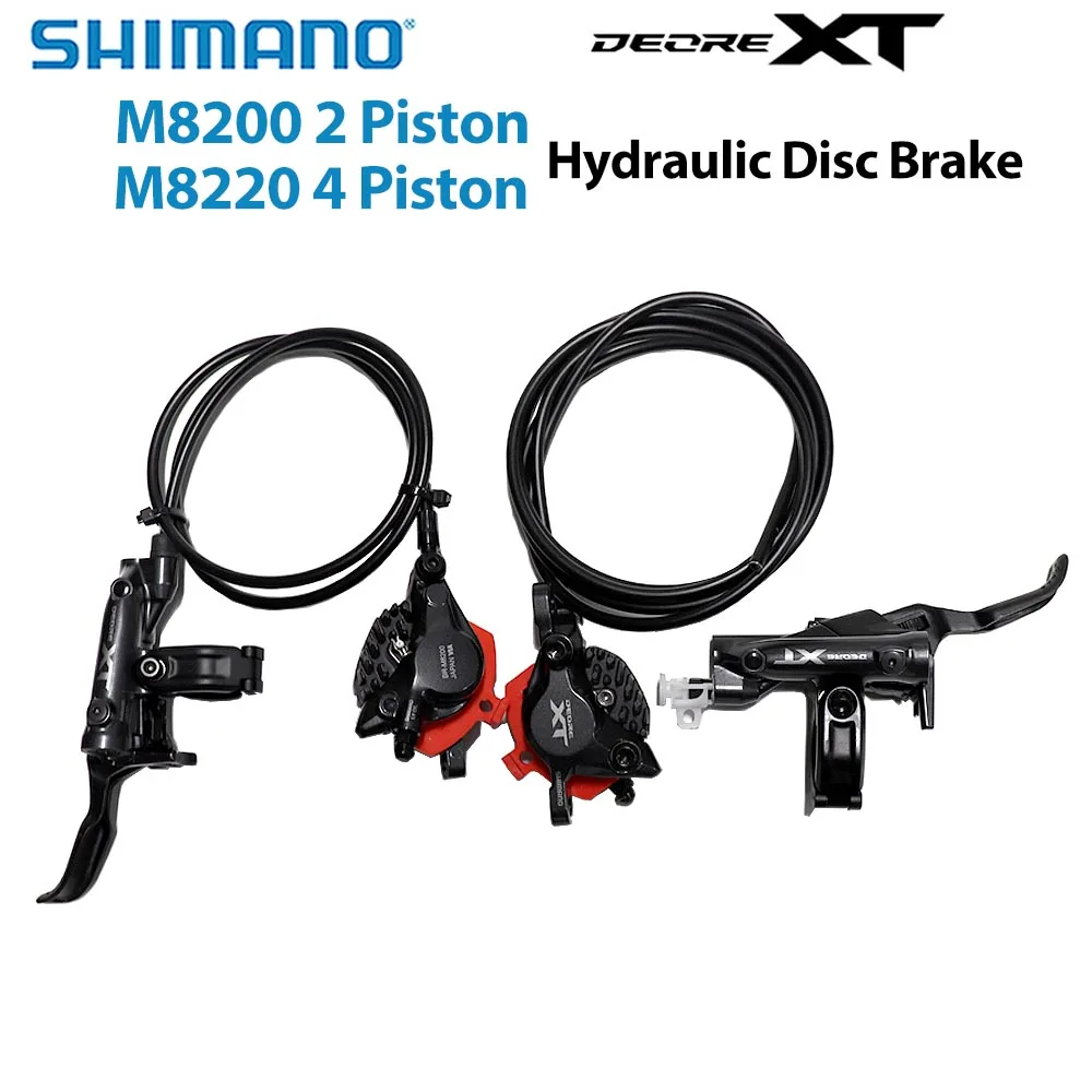 

Shimano Deore XT M8200 M8220 Hydraulic Disc Brake Set 2 Piston 4 Piston For MTB Brakes BL-M8200 BR-M8200 BR-M8220 Original