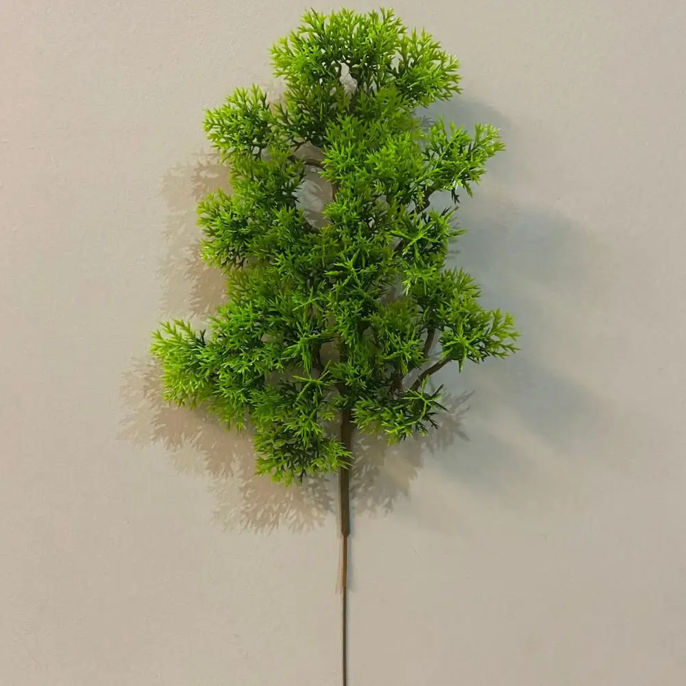 Plante de Simulation de 1 branche, Arrangement floral capriché, fausse tige de pin, fausse plante colorée