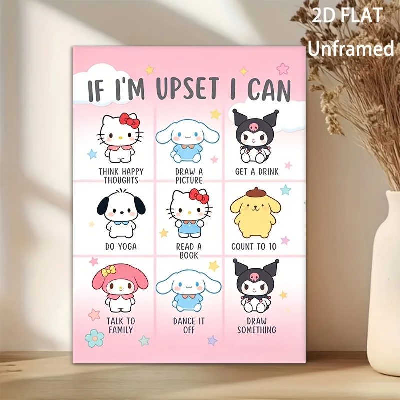 2D Flat, 1pc Sanrio Hello Kitty 