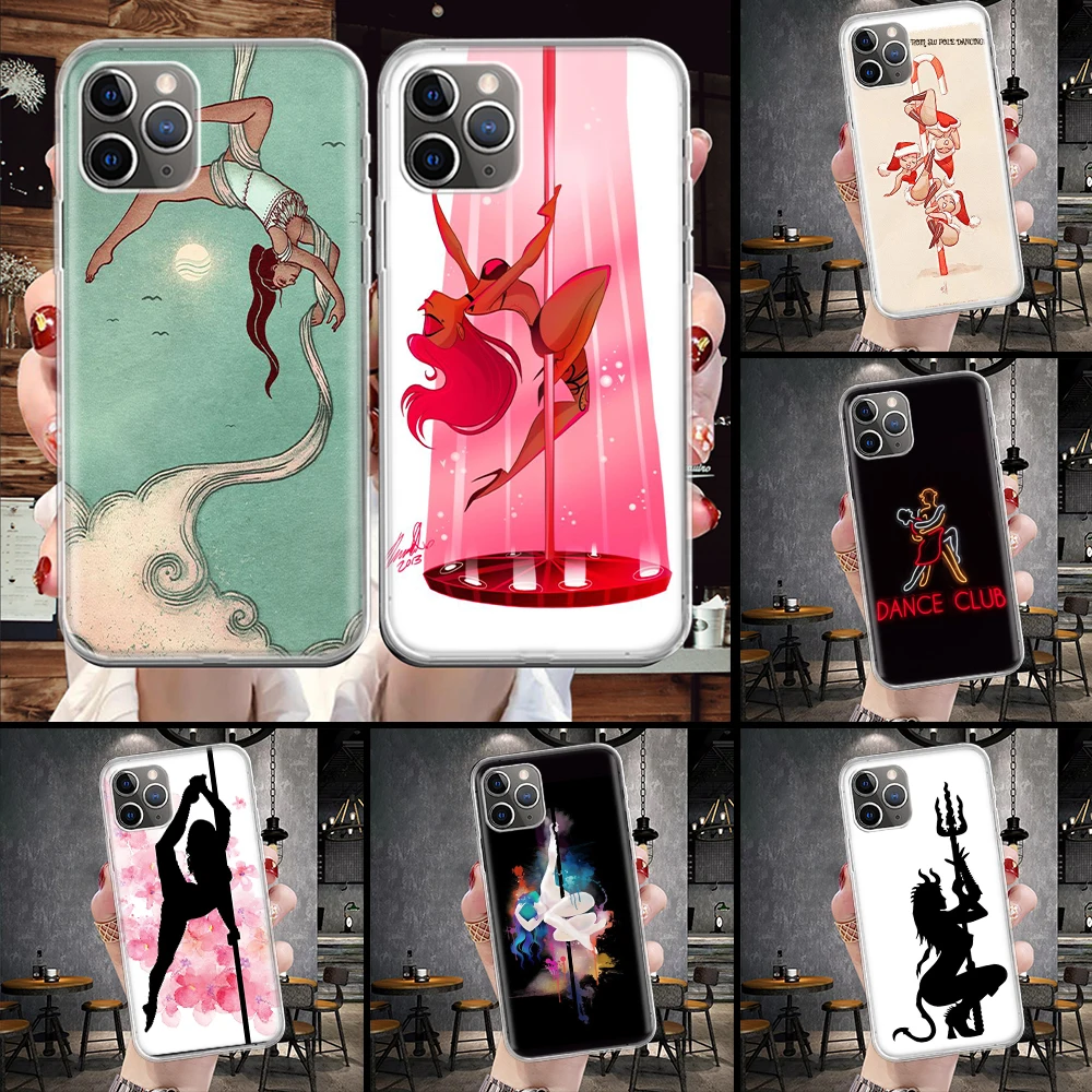 Pole Dancer Dancing Soft Phone Case For IPhone 11 13 16 Pro MAX 15 + 14 Plus 12 Mini X XS Apple 8 7 SE Fundas Coque 11 12 13 14 