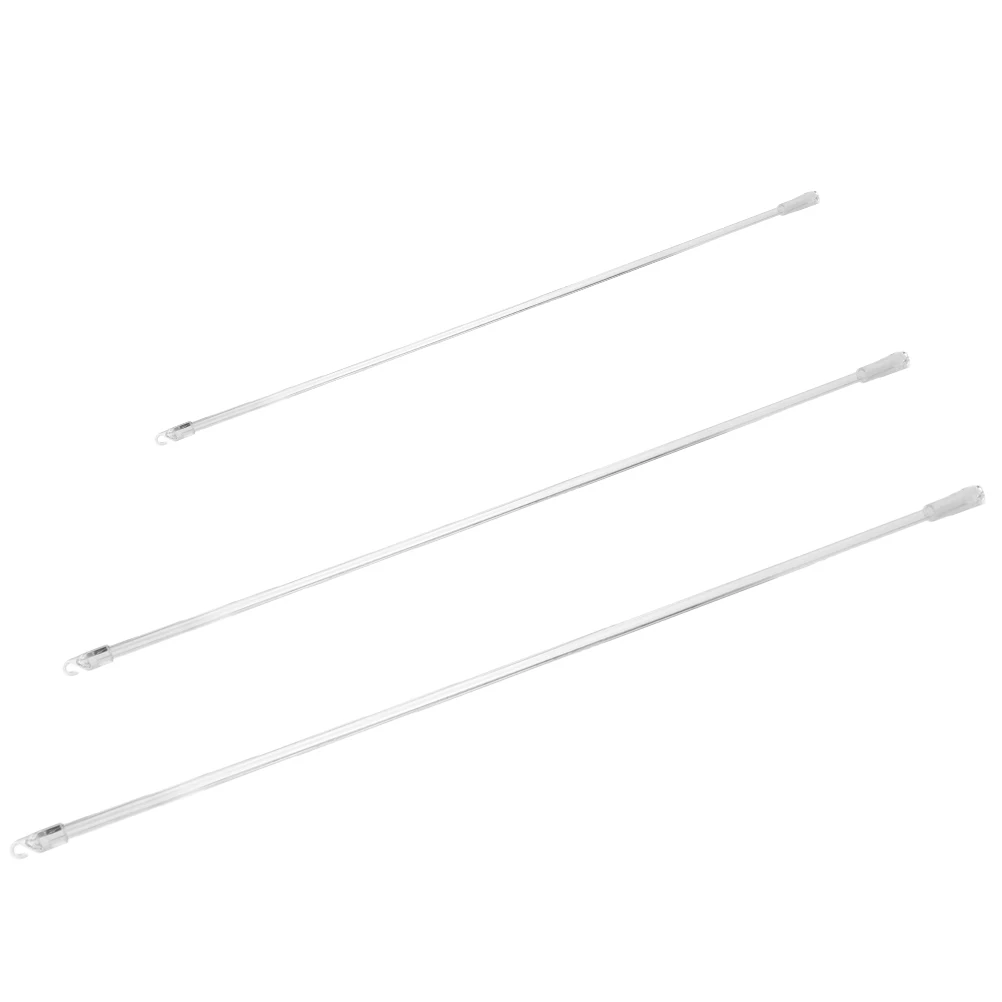 

3pcs Blind Wands Set Acrylic Curtain Wand Replacement Long Rod For Vertical Blinds White Drapery Pull Stick Tilt Window