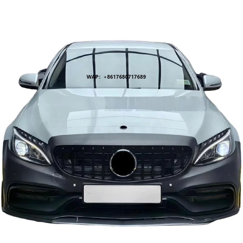 High Quality Suitable for 15-21 Years for  -Benz C-Class W205 Models Upgrade Modification C63 Style Body Kit;