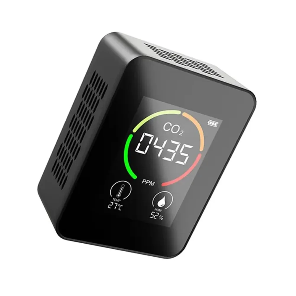 

3 In 1 Air Quality Detector Carbon Dioxide Temperature Humidity Meter Agricultural Production Greenhouse Infrared Gas Monitor