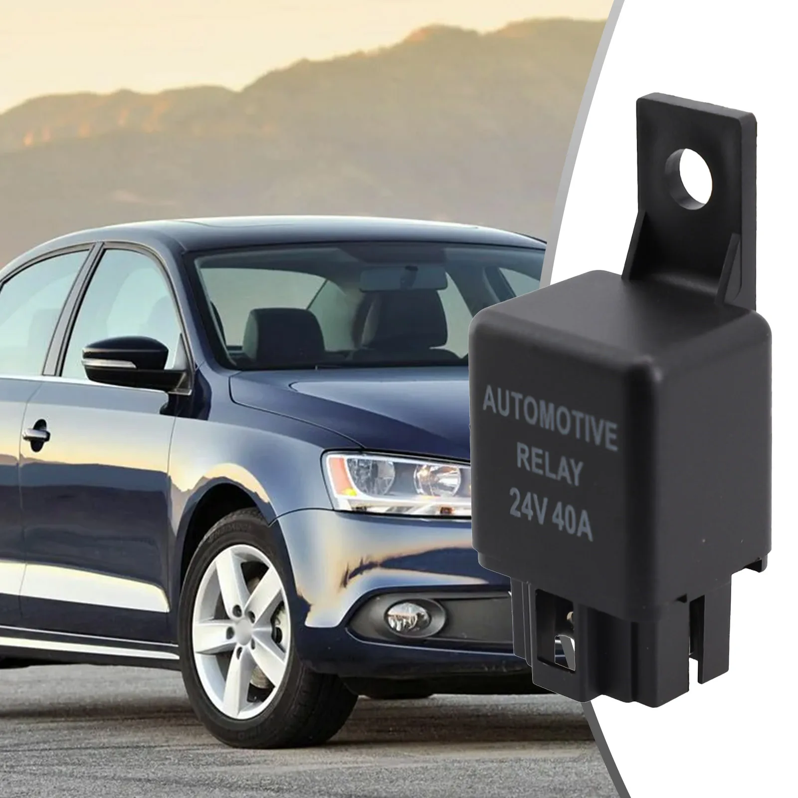 High Quality Hot Sale 1x Car Alarm Relay 4 Pin 40A SPST Contact Type Car Automotive For Car Alarms For Remote Starts