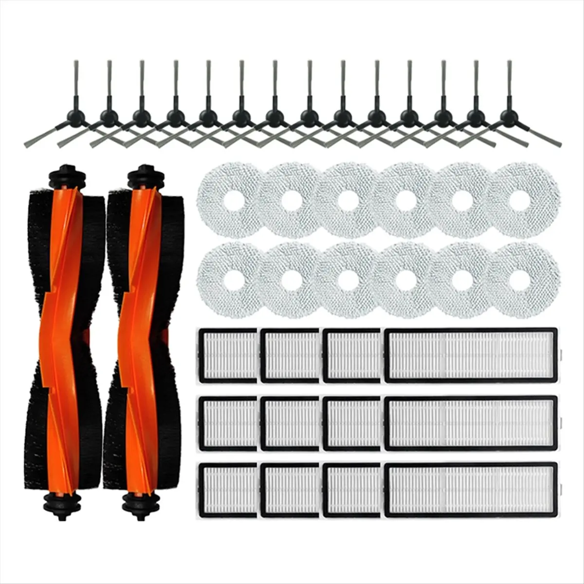 

Запасные части для робота-пылесоса S20+ / S10 Plus / B108GL / B105 / B108CN B113CN: фильтр, тряпка, основная и боковые щетки 【A70Z Fafa】