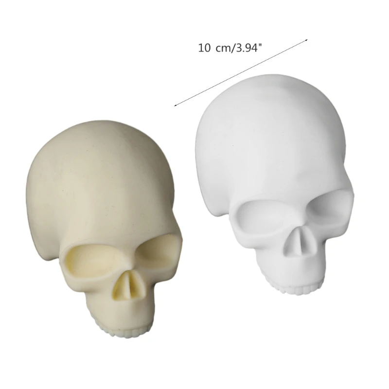 ซิลิโคน Skull Practice รุ่นซิลิโคน Practice Model รอยสักปลอมผิวนุ่ม Dropship