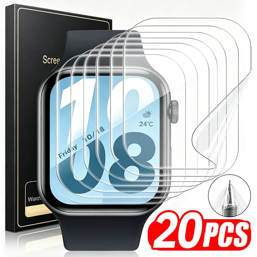 5-20pcs Soft TPU Hydrogel Film for Honor Watch X5i Anti-scratch Screen Protector Full Screen Coverage Easy Fit Protective Film