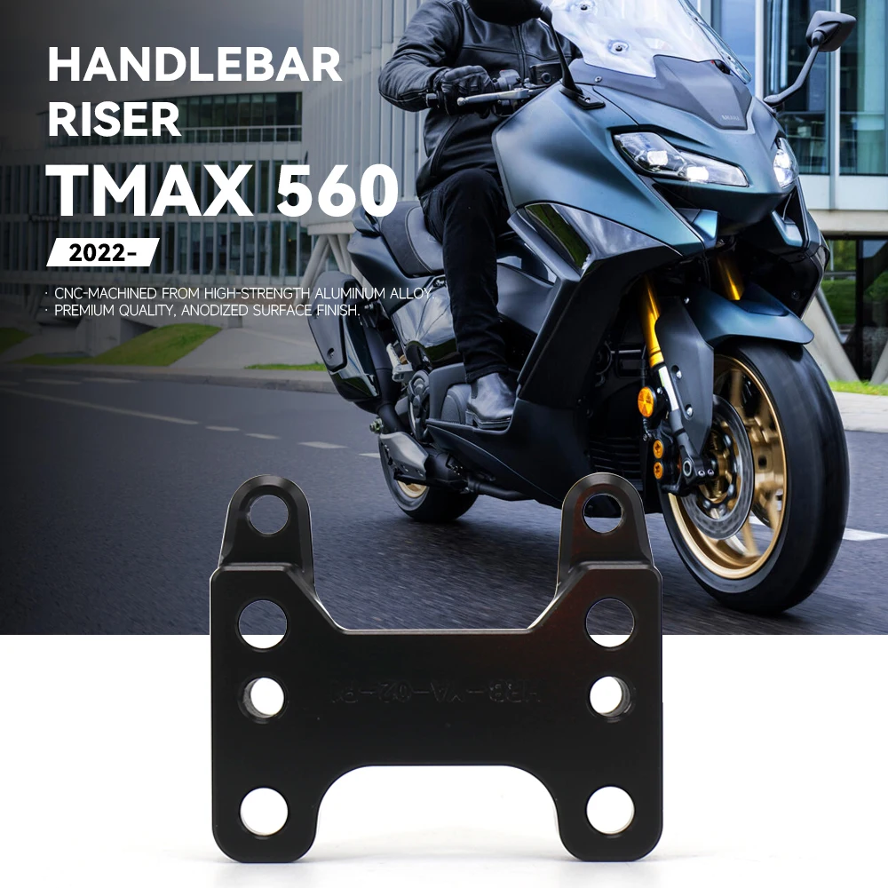 

Handlebar Risers Up 20mm Motorcycle Clamp Mount Handle Bar Riser Move Back For YAMAHA TMAX T-MAX 560 T-MAX560 TMAX560 2022 2023