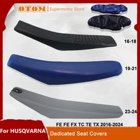 Accesorios para motocicleta, fundas de asiento dedicadas, cojín antideslizante impermeable de cuero para HUSQVARNA FE FX TC TE TX 250 2016-2024