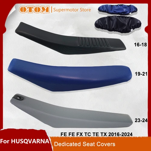 Imagen 1 del producto Accesorios para motocicleta, fundas de asiento dedicadas, cojín antideslizante impermeable de cuero para HUSQVARNA FE FX TC TE TX 250 2016-2024