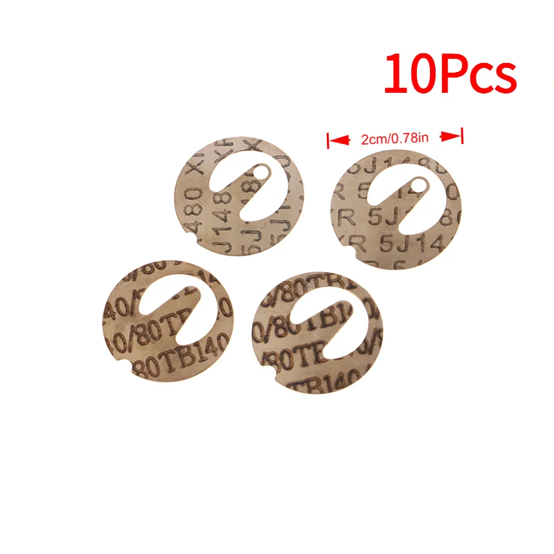 10Pcs Steam Sheet Kettle Steam Switch Thermostat Metal Sheet Protection Sheet Shrapnel Coupler Shrapnel.