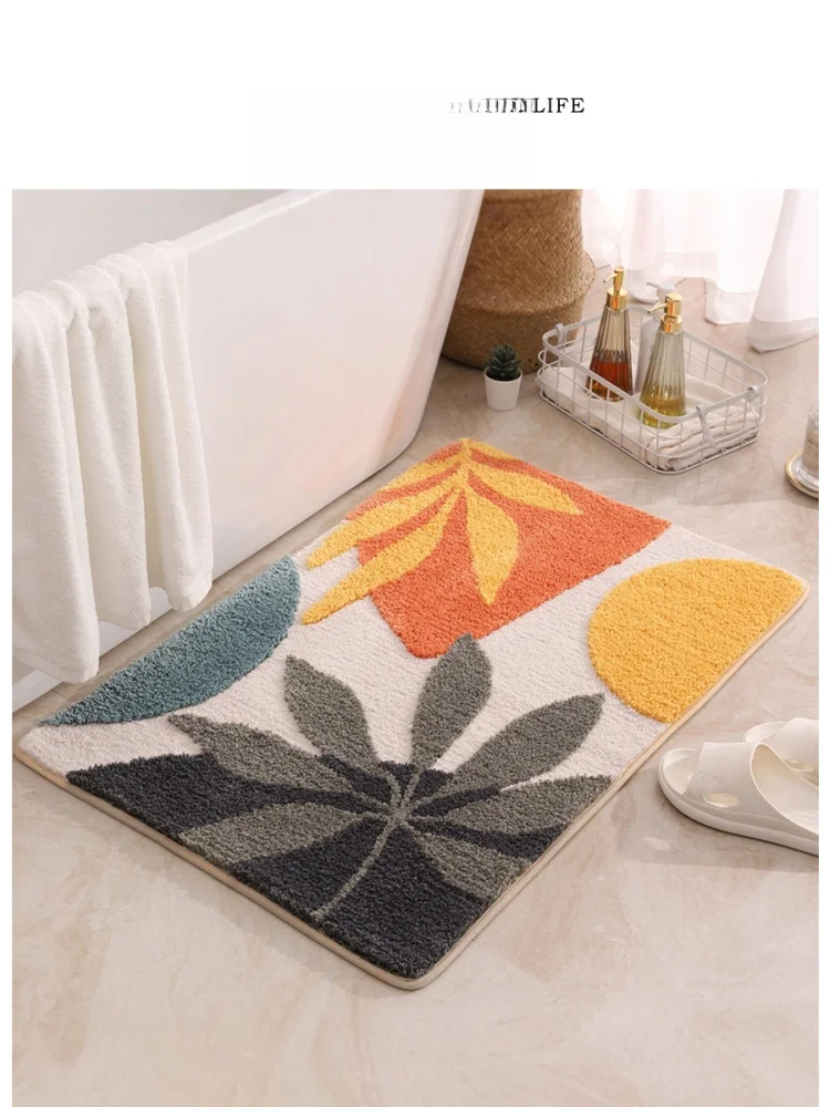 

Tlife Fe Floing Batoom Mat Le aped Qui Dry Absorbent Non Slip Living Room Floor Mat Modern mat Sle