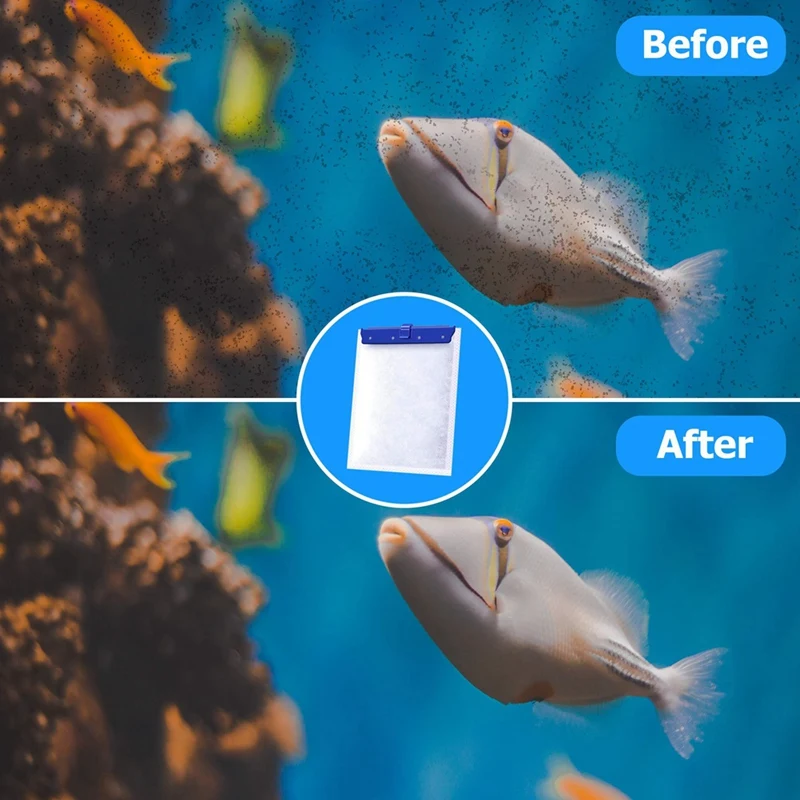 خرطوشة فلتر كبيرة بديلة لمرشحات Tetra Whisper Bio-Bag Cartridges لـ Tetra Reptofilter سهلة التركيب 6 عبوات