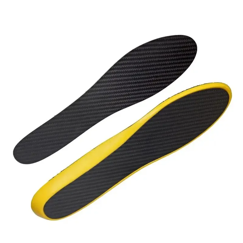 New Outdoor Foot Sports Carbon Fiber Insoles Shock Absorption High Elasticity Full Palm Foot Protection Midsole Plate Insole