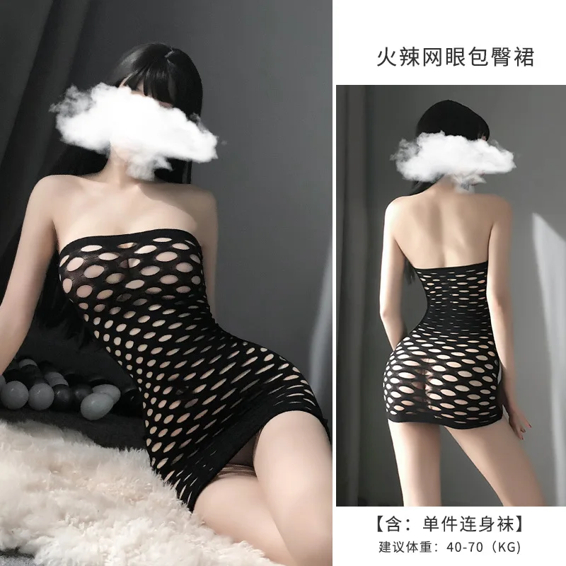 Hot Erotic Sexy Lingerie Bodysuit Bodystocking Open Crotch Fetish Women Porno Underwear Mesh Teddies Sex Wear Babydoll Catsuit