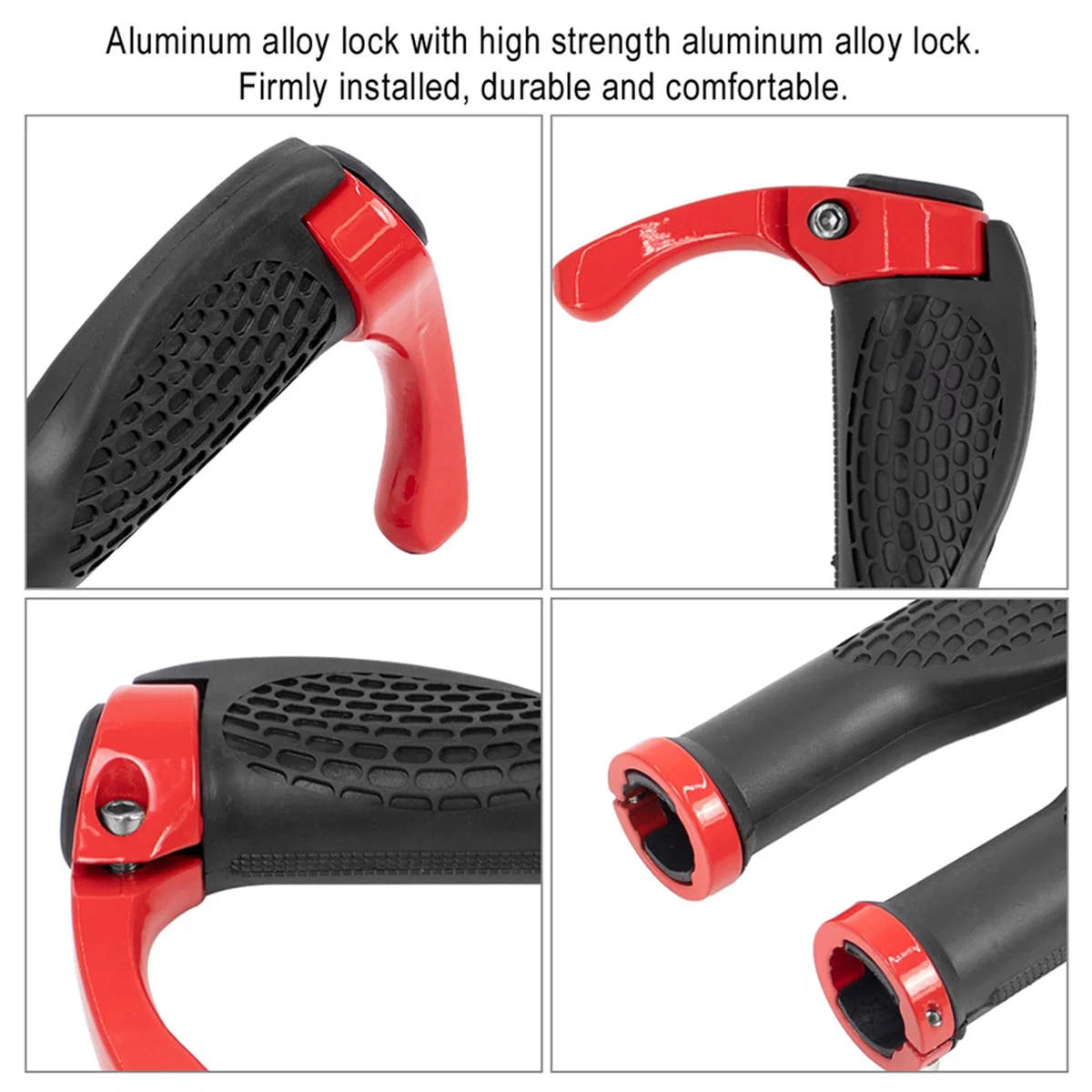 ABMW-Electric Scooter Handle Gloves Wolf Electric Scooter Aluminum Alloy Locking Handlebar Anti-Slip Parts