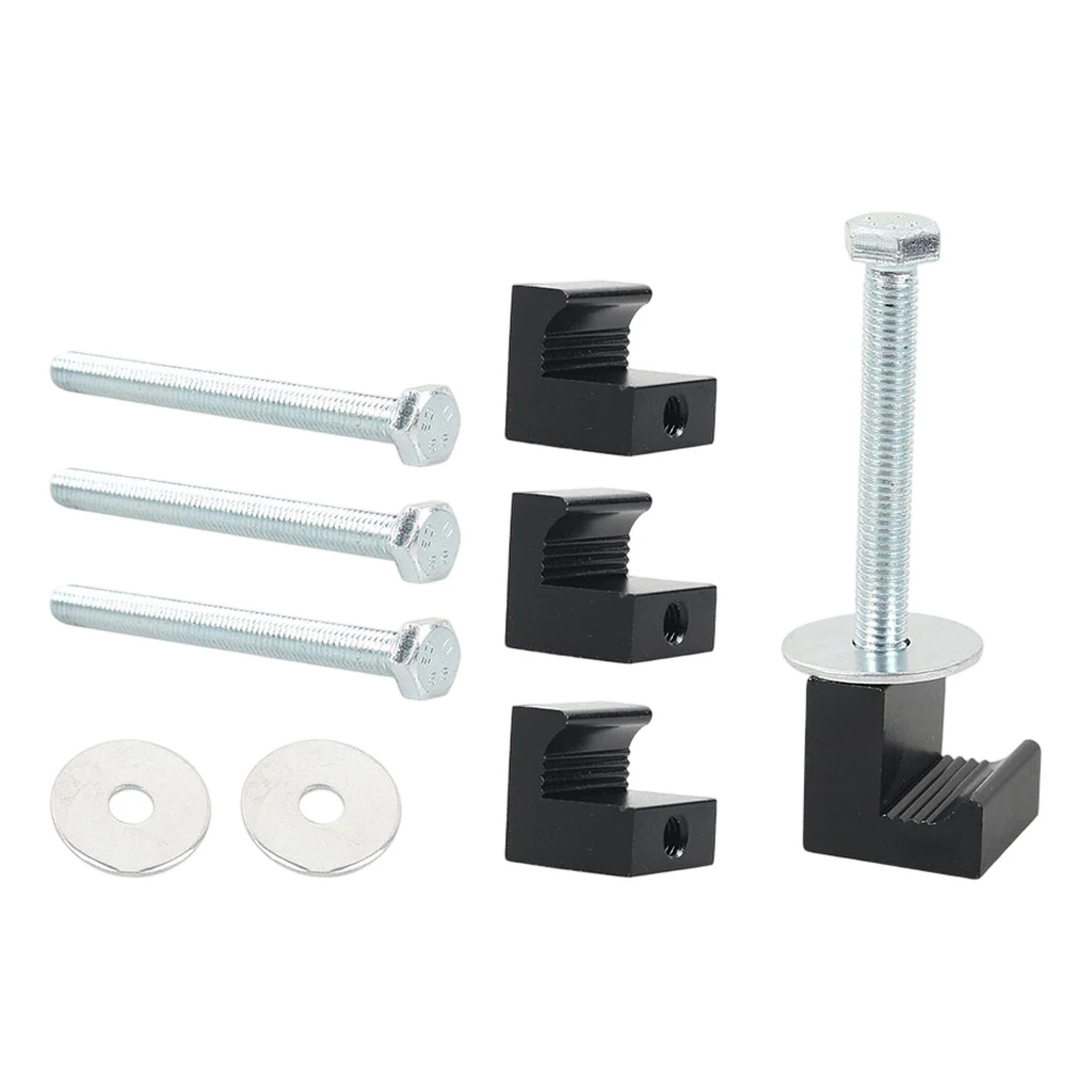 Aluminum Alloy J-Type Toolbox Fastener Clip for Automotive Interior Modification and Secure Mounting of Storage Solutions