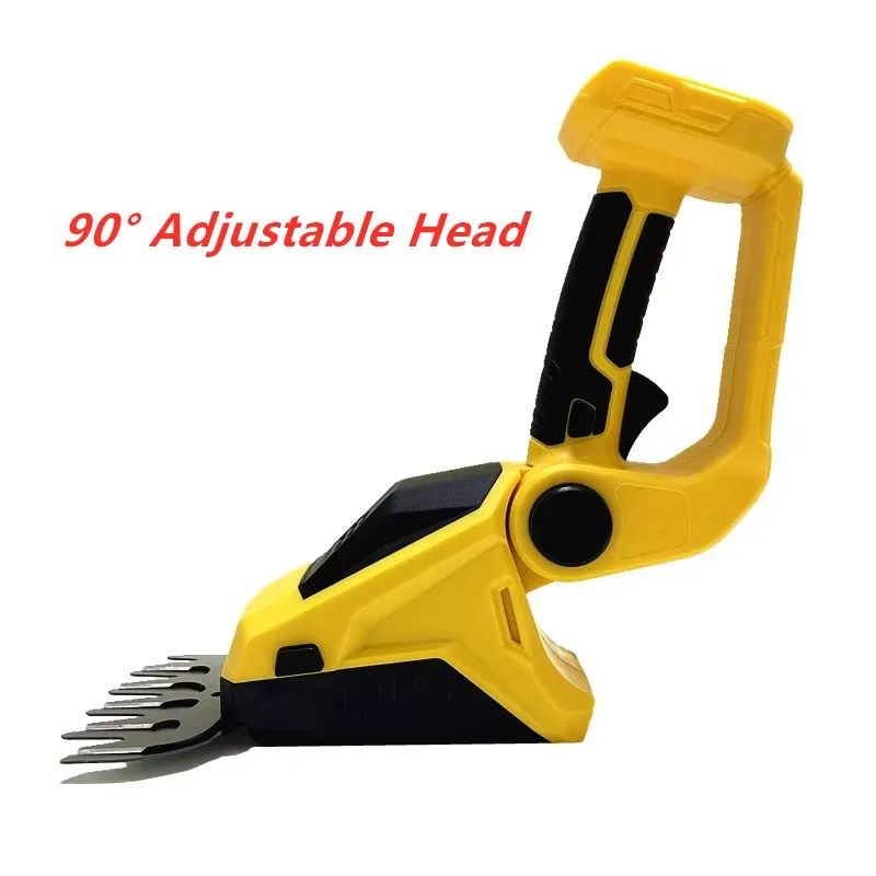 For Dewalt 20V 18V Battery Cordless Hedge Trimmer Grass Shears 2-in-1 Handheld Electric Shrub Trimmer Kit Garden Tools