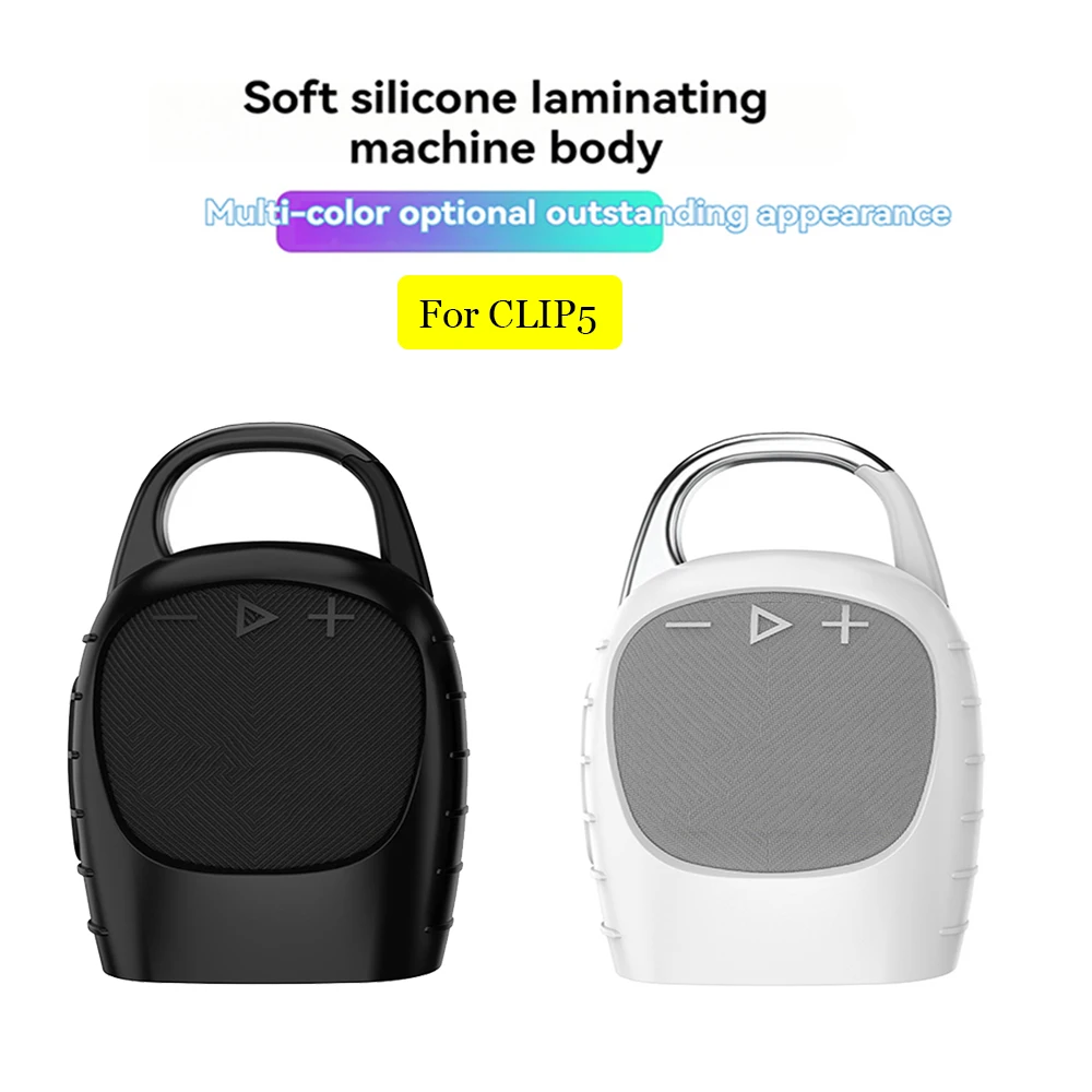 

Audio Organizer Outdoor Portable Protector Soft Case Strap Mouth Design Drop-resistant Case Thickened Cover For JBL CLIP Speaker