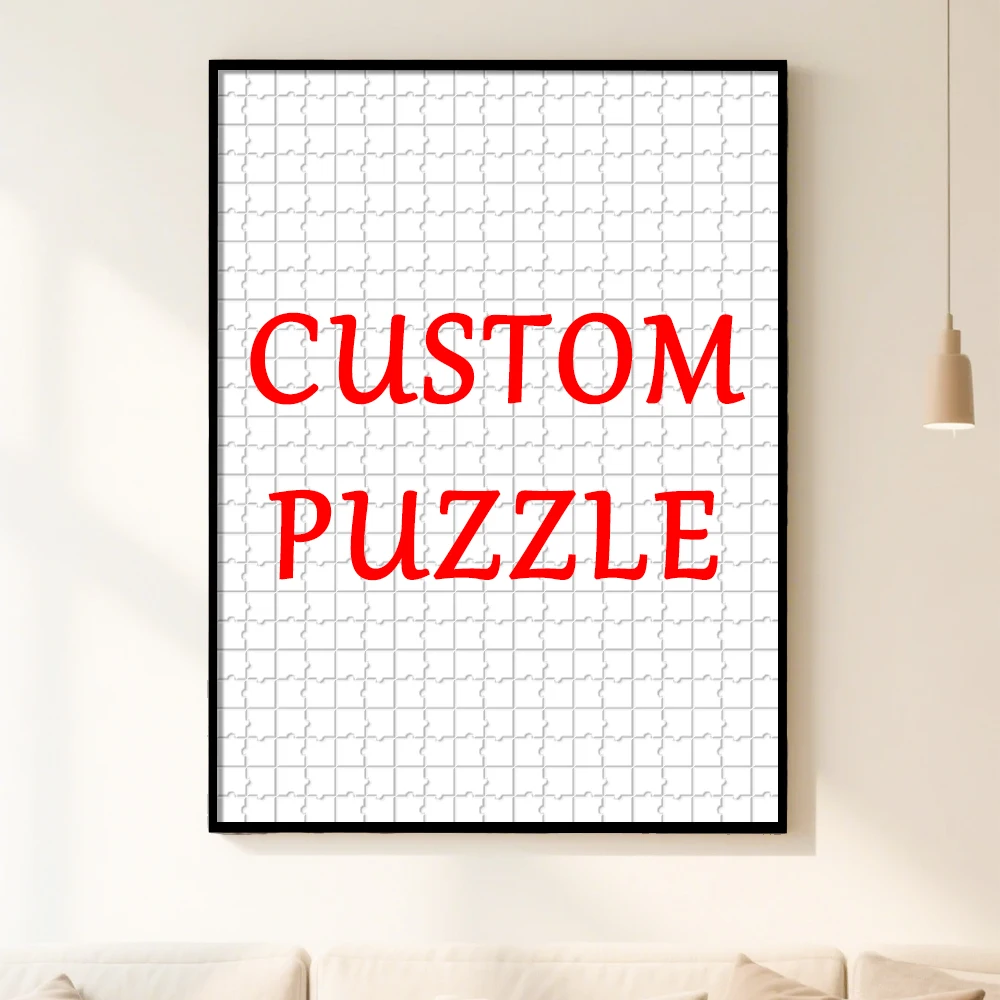 

1 pc Custom Puzzle,with Frame or Only puzzles,Upload Your Image for Unique Home Wall Art,Wedding Anniversary Personalized gifts