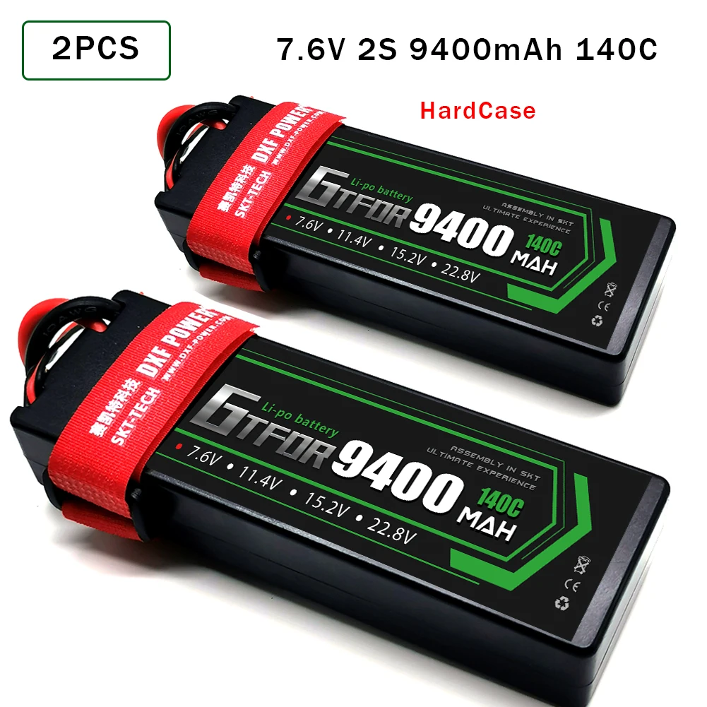 GTFDR 9400mAh 140C HV 7.6V 11.4V 15.2V bateria Lipo 11.1V 14.8V 22.2V 3S 4S 6S 10000mAh 6500mAh 6200mAh 6750mAh 8400mAh 7000mAh