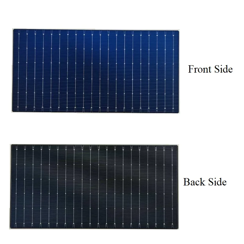 HJT Type Solar Cells Mono Crystalline Silicon 210mm X 105mm Efficiency 25% Power 5.51W