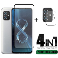 Full Cover Glass For Asus Zenfone 8 Glass For Asus Zenfone 8 Tempered Glass HD Screen Protector For Asus Zenfone 8 Lens Glass