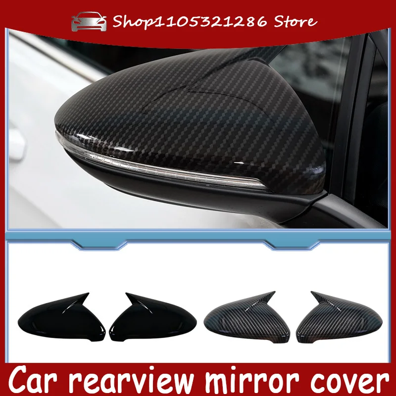 Side Rearview Mirror Cap Wing Side Mirror Cover For VW Golf 7 MK7 MK7.5 GTI R GTE GTD 2014-2019 Replacement