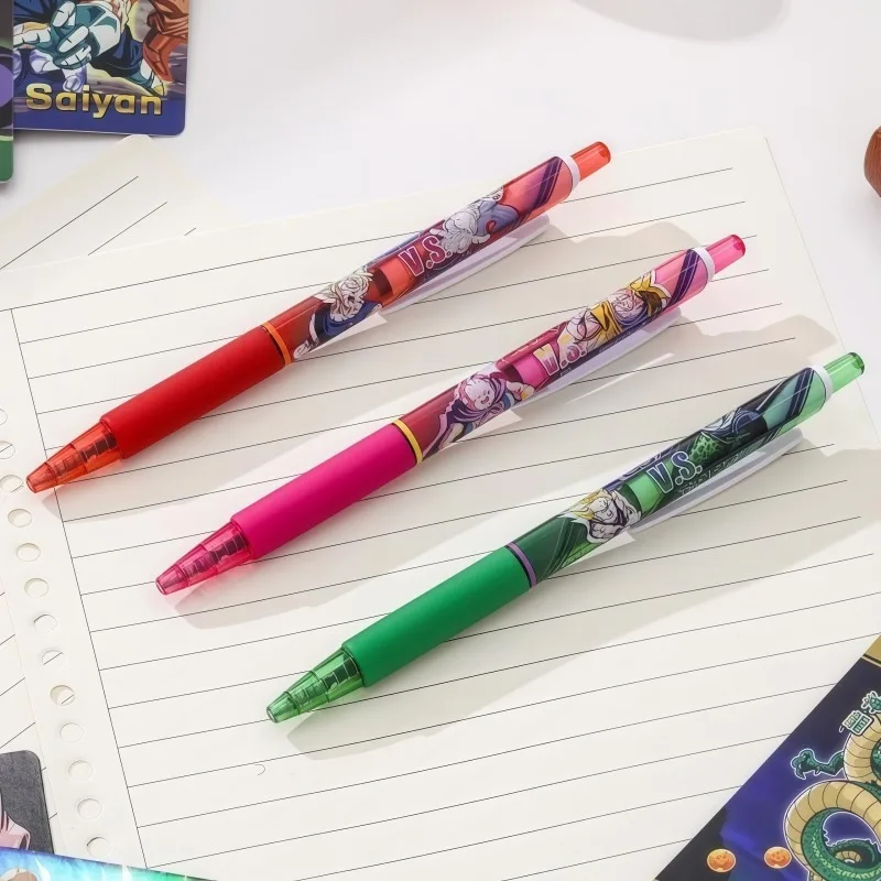 Dragon Ball 0.5mm quick dry retractable pen cartoon anime Super Saiyan Goku Frieza Vegeta, student signature pen stationery gift view 6