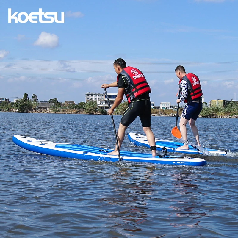 KOETSU SUP board SUP 10.6 inflatable, blue, sports for swimming and paddle surfing, 320cm/380cm/420cm double-layer paddleboard