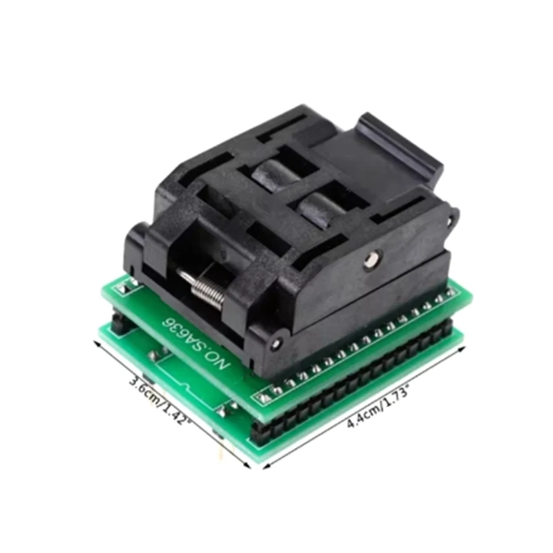 IC Programmer Adapter TQFP32 QFP32 TO DIP32  Chip Test Socket Burning Seat Integrated Circuits