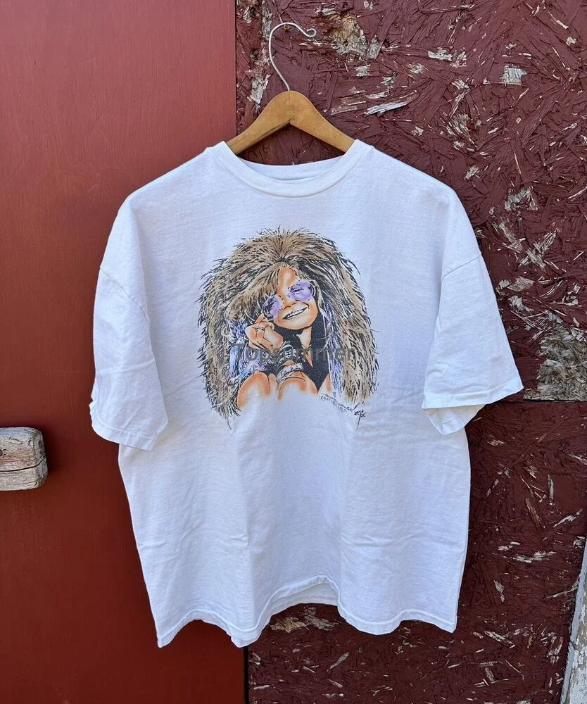 

Vintage 1991 Janis Joplin Memorial T-Shirt Rare Single Stitch 27 Club Hendrix