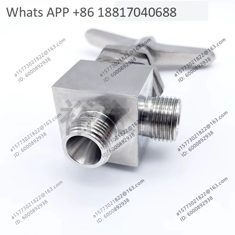 Stainless steel 304 globe valve 37 degrees high pressure XJJ01M-35 aviation natural gas pipe pavement plate installation