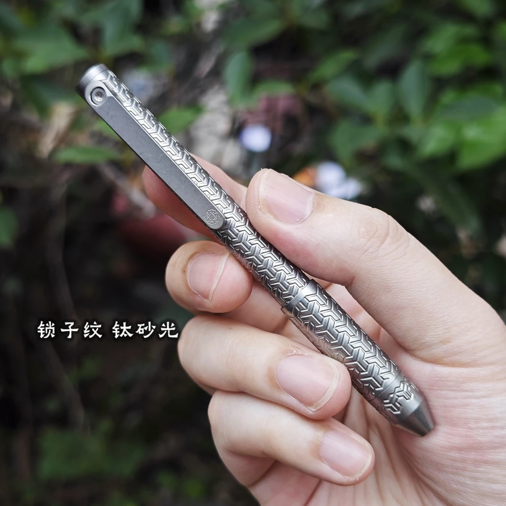 EDC Titanium Alloy Pen With Collection Writing Multi-functional Portable Outdoor EDC Tools