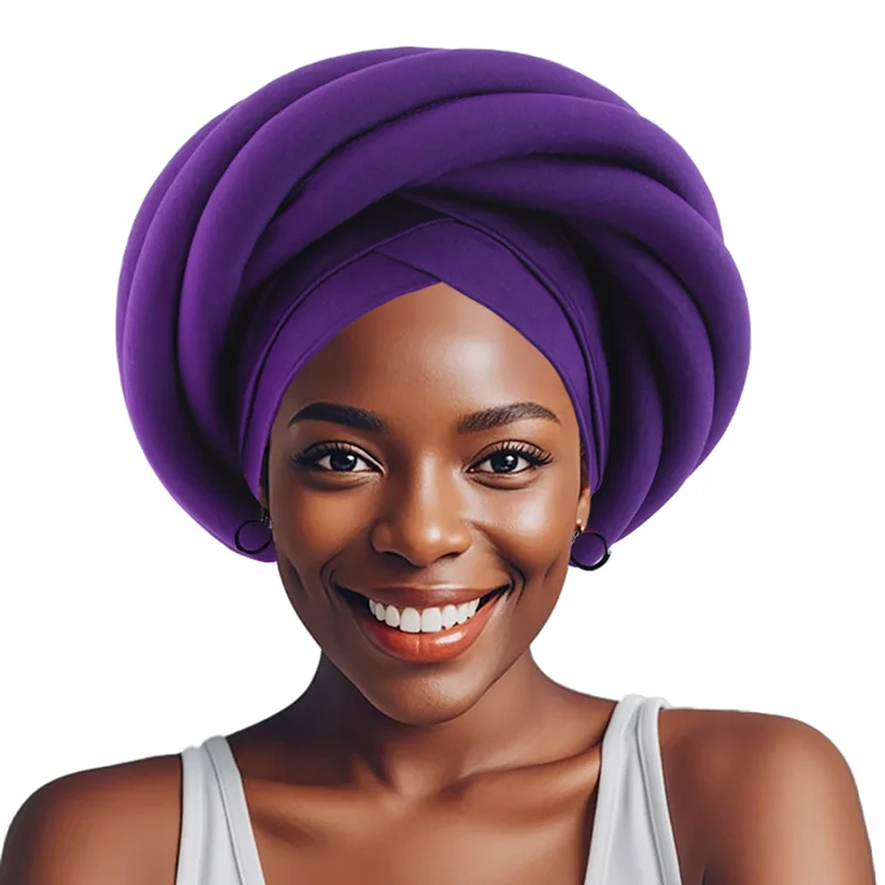 جديد جاهز الأفريقي ثلاثية الأبعاد الإسفنج كبير جديلة عمامة قبعة لحفل الزفاف مطاطا قبعات حريمي نيجيريا لون الحلوى الحجاب الكيماوي كاب #6