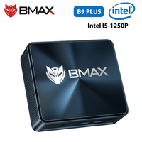 BMAX B9 Plus Mini PC Windows 11 Intel 12th Gen Core i5-1250P Processor 24GB LPDDR5 512GB NVMe SSD WIFI 6 Bluetooth 5.2