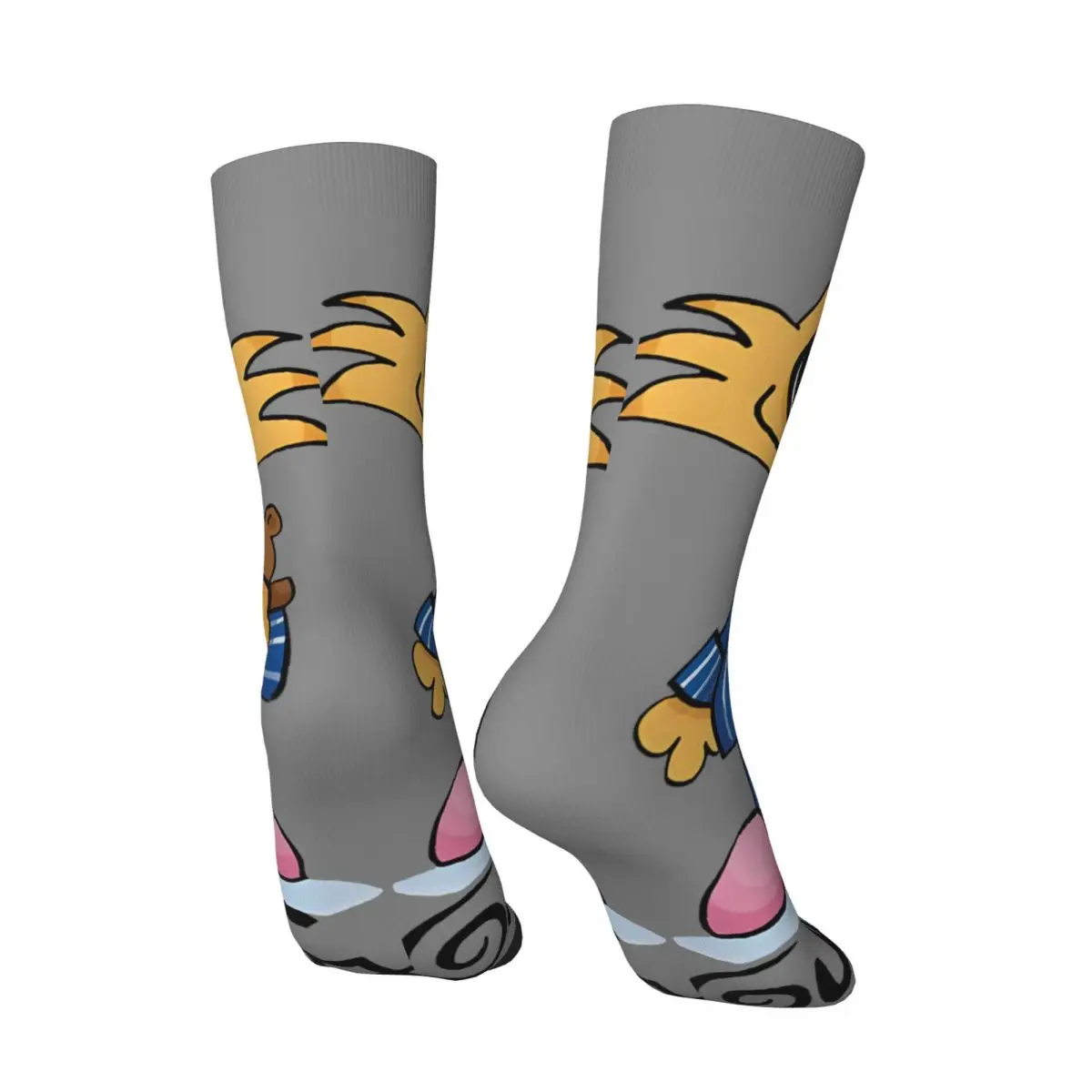 Hip Hop Retro Funny Crazy Men's compression Socks Unisex G-Guy Foxs Harajuku Pattern Printed Funny Novelty Happy Crew Sock Boys