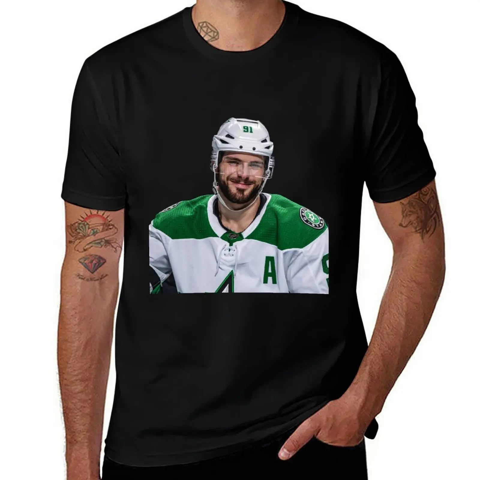 

Tyler Seguin #3 T-Shirt mens graphic t shirts funny t shirts dark humor cotton t shirts man 100% T-Shirt
