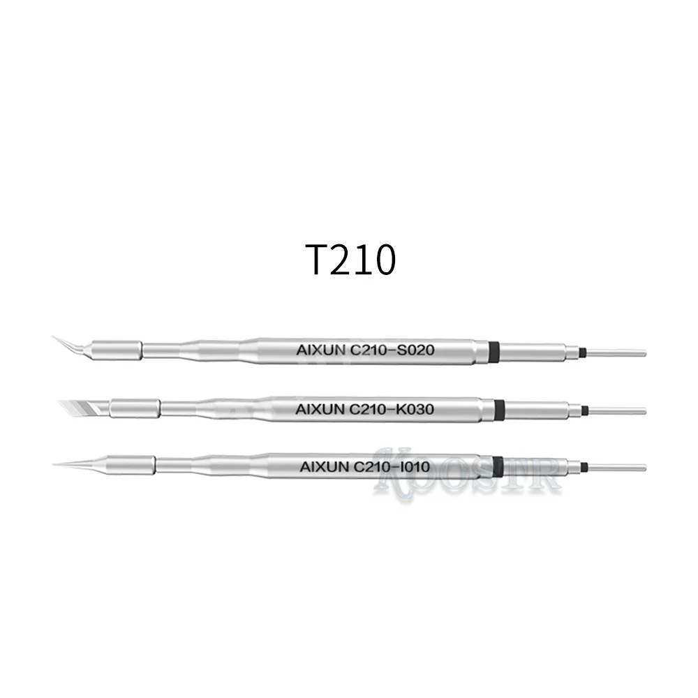 AiXun C210 سبيكة لحام نصائح استخدام T3A T3B C210 مقبض متوافق Jbc أشعة الشمس Maant GVM OSS محطة لحام طرف لحام