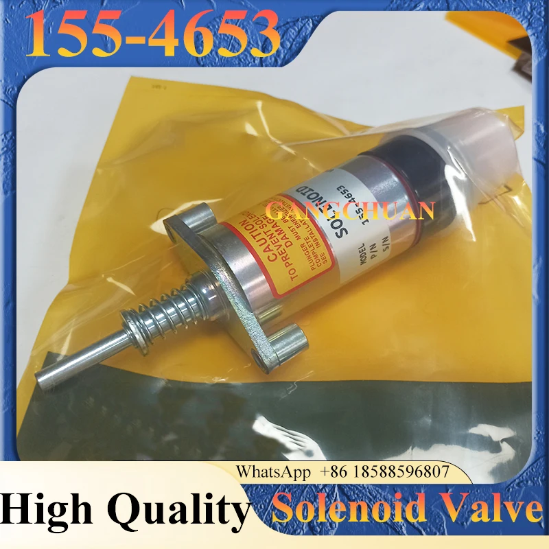 

24V 155-4653 3E-7985 Stop Solenoid Valve 1554653 3E798 24V for 3306 330B 330C