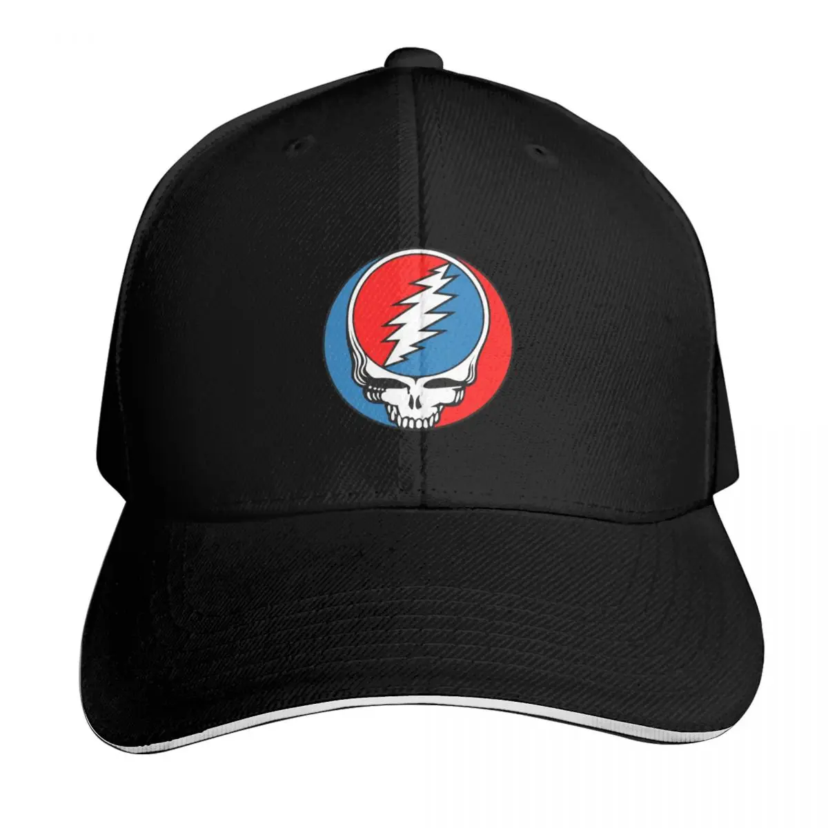 Touch of Grey 67>>Grateful Baseball Cap Strapback Dad Hat Six Panel Structured Crown Sun Protection UPF 50+
