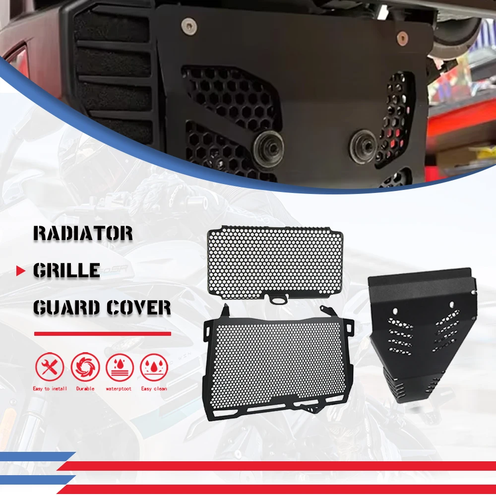 Motorcycle Radiator Grille Cover Oil Cooler Guard Protection Set 2024 For Ducati MultiStrada V2 S 2022-2025 950S 950 S 2017-2021