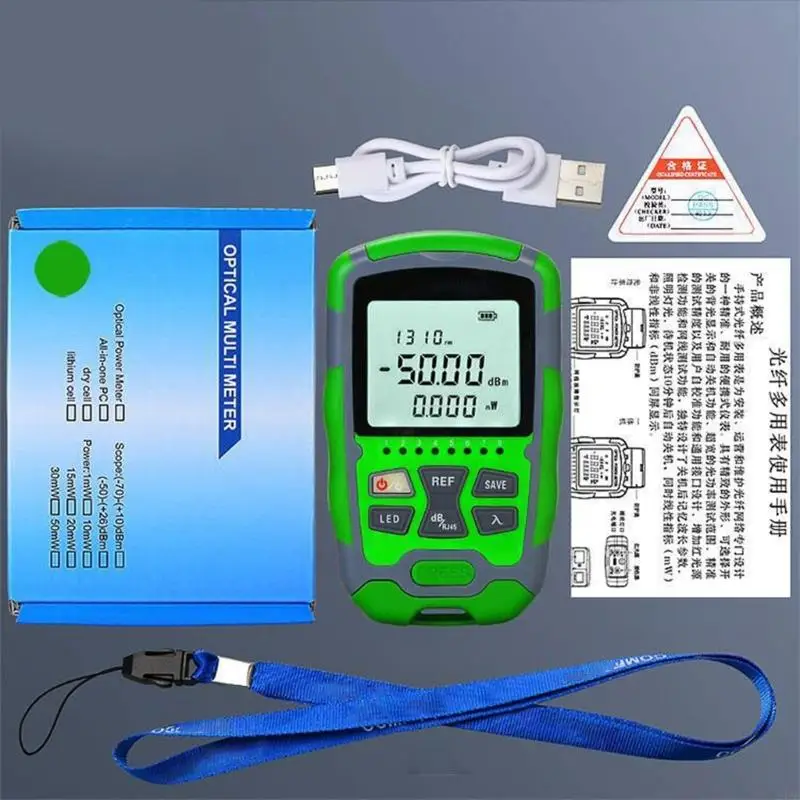 

Облегченные 3 в 1 измерителе мощности оптики прибора для тестирования сети и анализаторах кабеля для полевой пользы 24ББ
