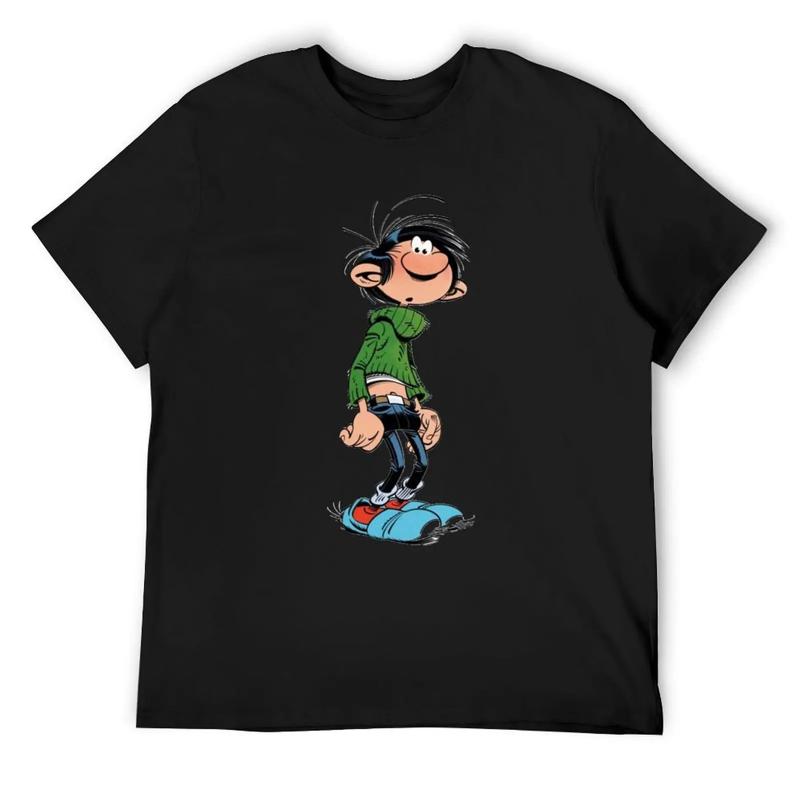 

Gaston lagaffe T-Shirt summer top sports fans customizeds oversized t shirt men