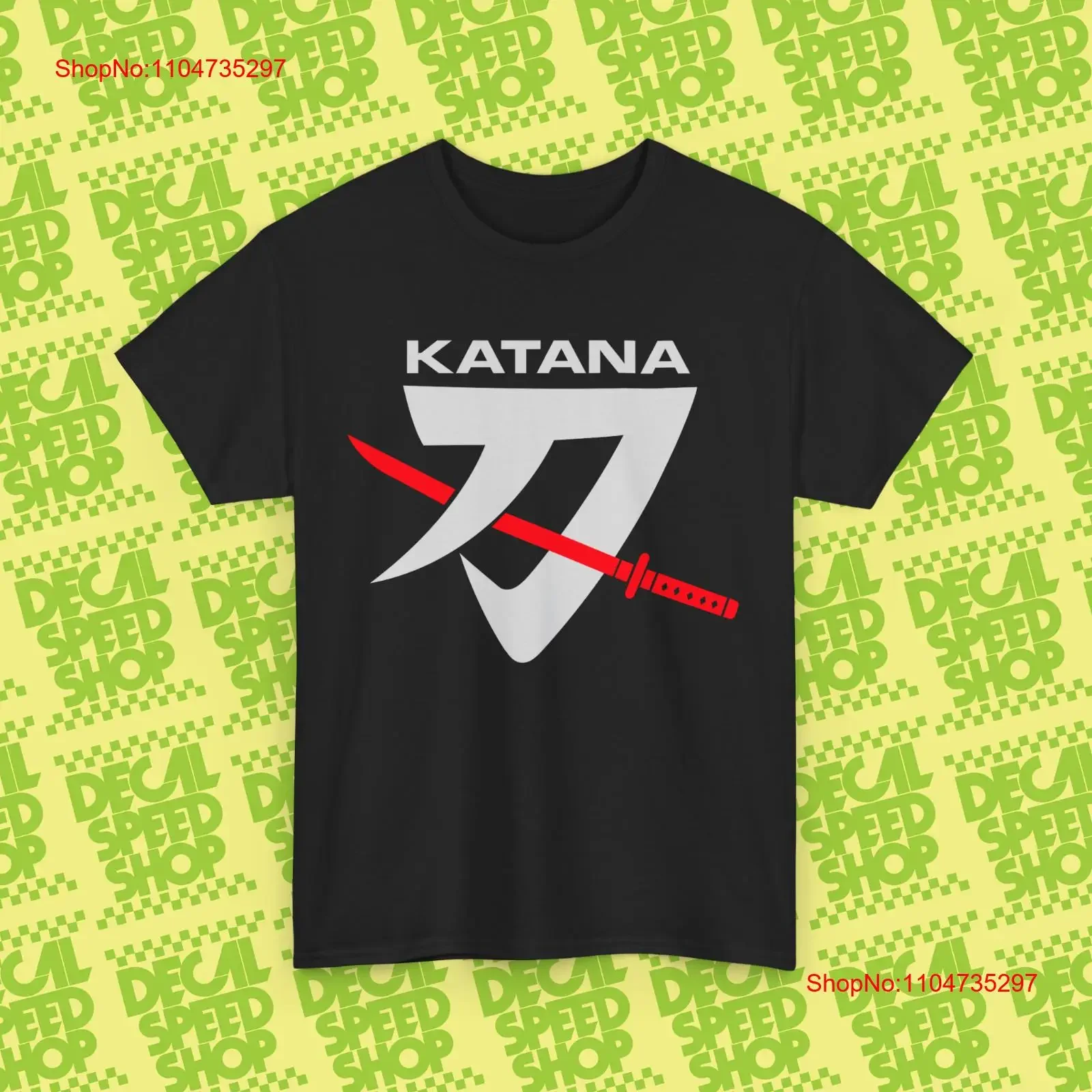 Katana Classic GSX1100S GSX750S Japan GSX T-Shirt Retro Vintage gewaschen bequem atmungsaktiv Unisex Homme Grafik weich lässig