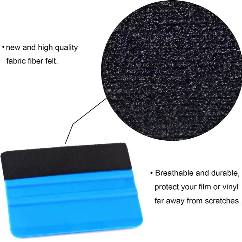 1PC Vinyl Wrap Car Film Install Squeegee Carbon Fiber Wrapping Tool Auto Foil Window Tint Scraper Household Car Cleaning Tool