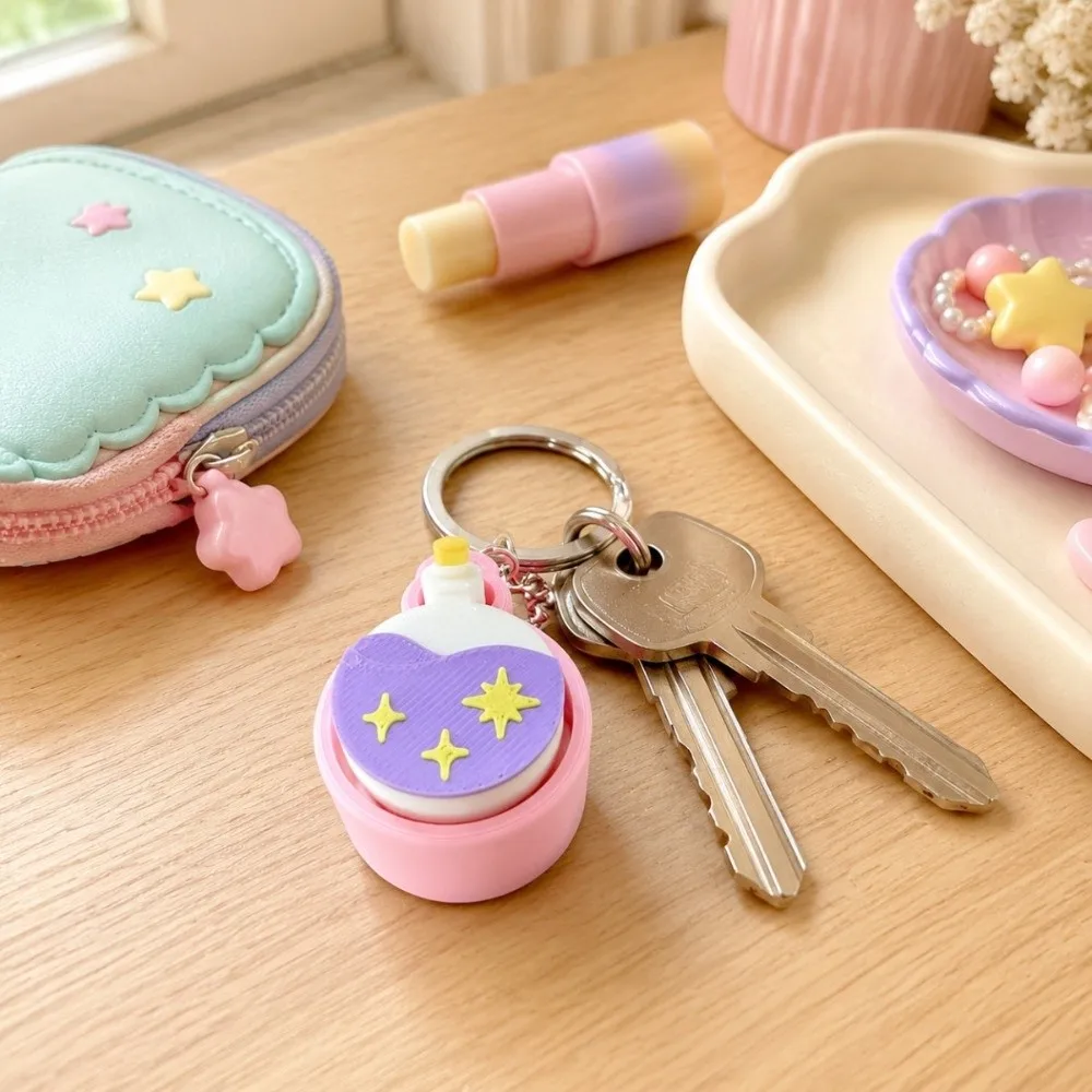3D Printed Fantasy Flying Dragon Clicker Keychain Creative Keyboard-style Special Shape Keycap Pendant Funny Decorative