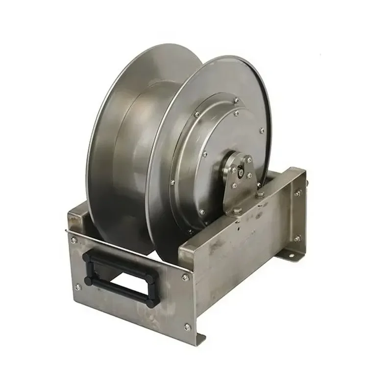 Automatic Hose Reel with AISI 304 Stainless Steel Drum
